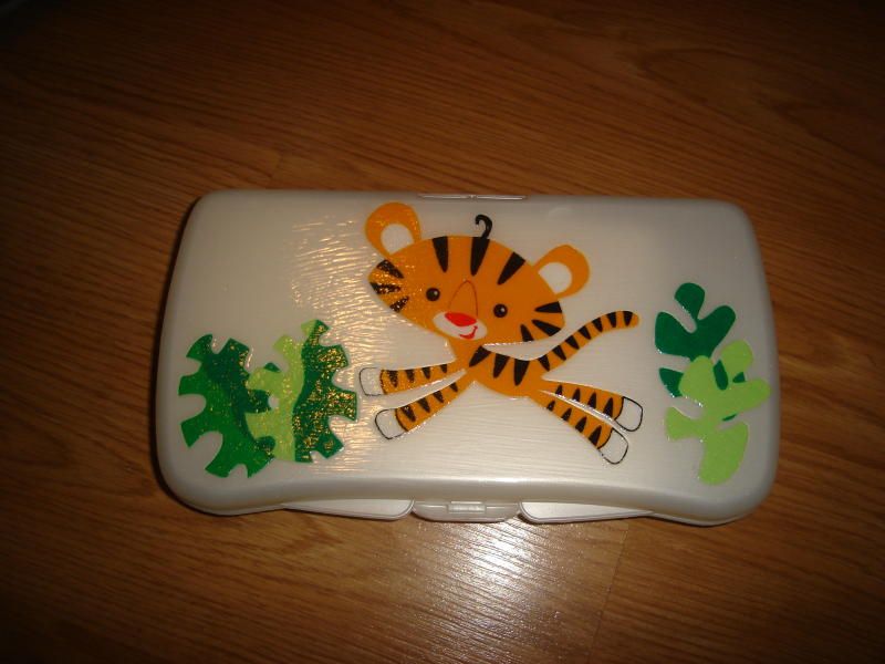 TRAVEL BABY WIPES CASE FISHER PRICE RAINFOREST ANIMALS  