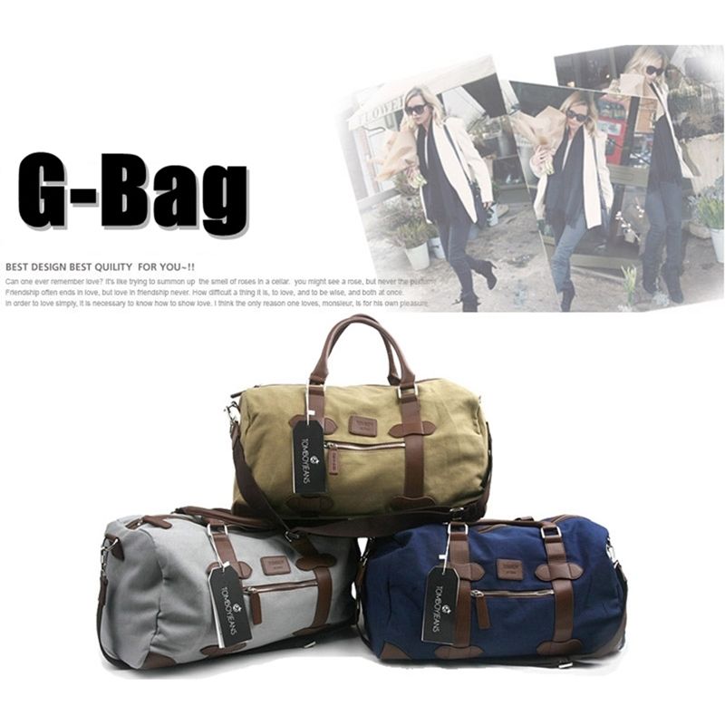 NEW DUFFLE BAGS GYM TRAVEL SPORTS TOTES BOSTON CASUAL CANVAS SATCHEL 