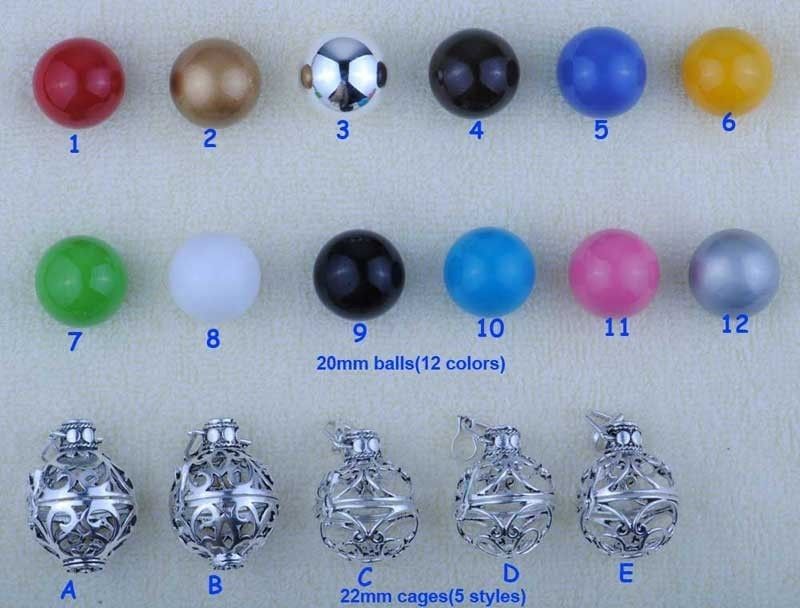   Harmony ball Mexican Bola PENDANT Diy cage and ball choice  