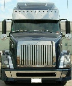 VOLVO TRUCK VNL LOUVER GRILL VERTICAL BARS 03&UP V8008  