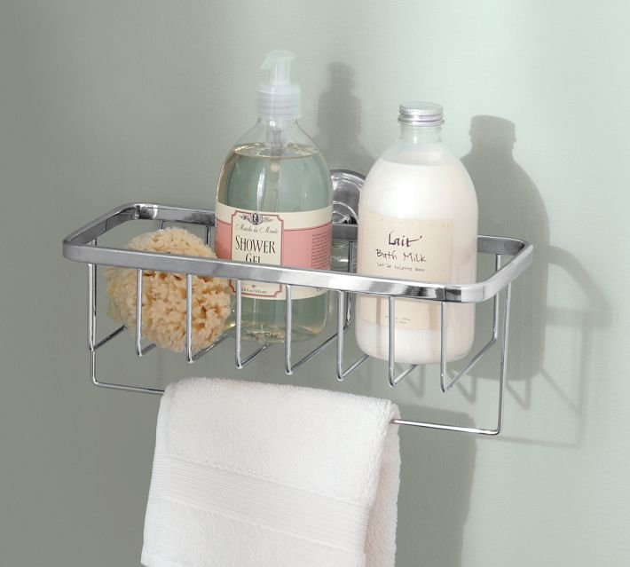 NIB Pottery Barn Single Wall Functional Shower Caddy  