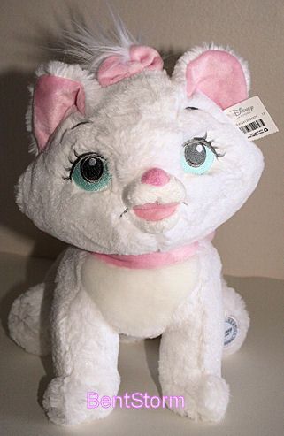  MARIE white CAT w/bow ARISTOCATS movie Plush Doll 14 