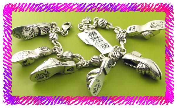 BRIGHTON SHOE SANDAL FITFLOP Charm Bracelet NWtag  