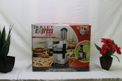 Magic Bullet Express Trio Juicer Blender Food Processor Slicer chopper 