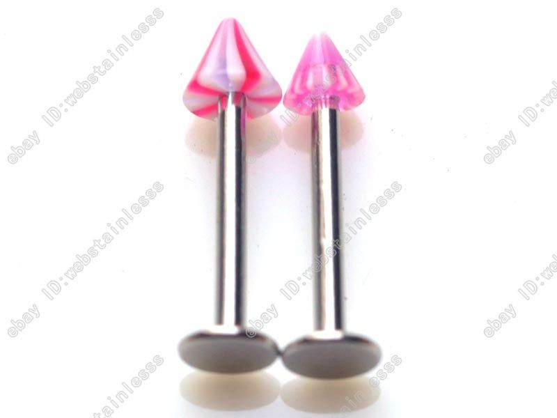   piercing 60pcs mix lots eyebrow tongue belly button rigns  