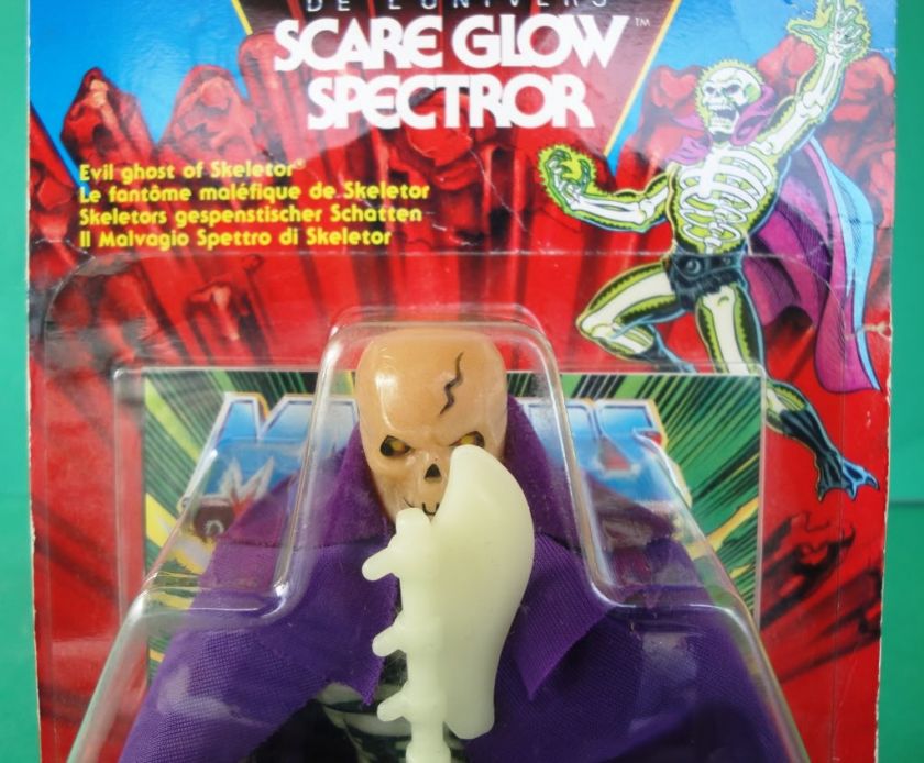   Scare Glow Spectror French Card Mattel 1986 MOC Made in Italy  