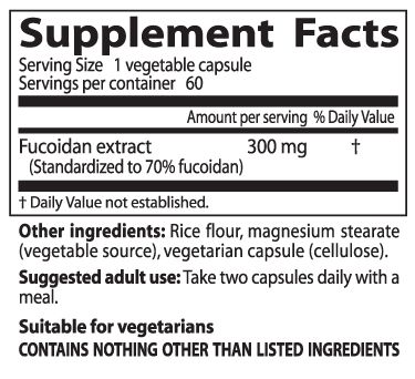 enhances immune system function cell walls from marine algae contain