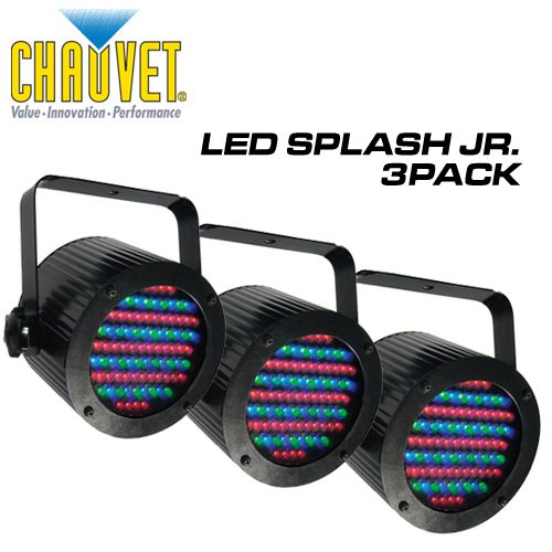 CHAUVET LIGHTING LED SPLASH 86B LED PAR CAN 3 PACK 781462204570  