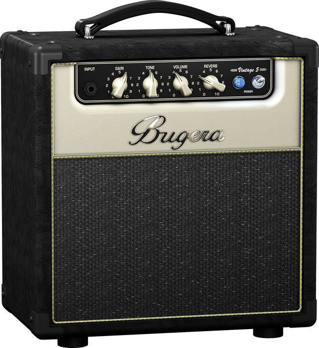 Bugera V5 5W 1x8 Tube Guitar Combo Amp Black 4033653054041  