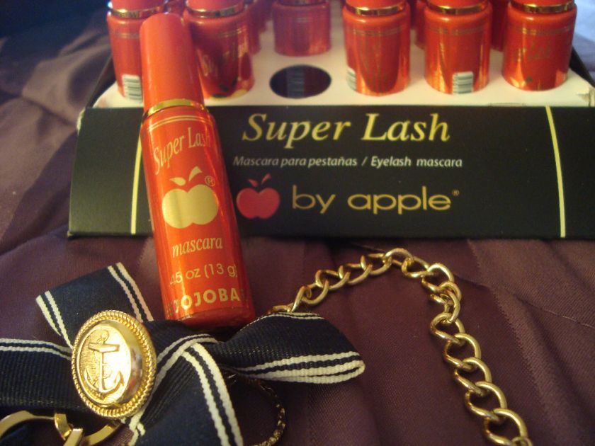 SUPER LASH JOJOBA OIL MASCARA BY APPLE COSMETICS MEXICO BLACK NOIR 