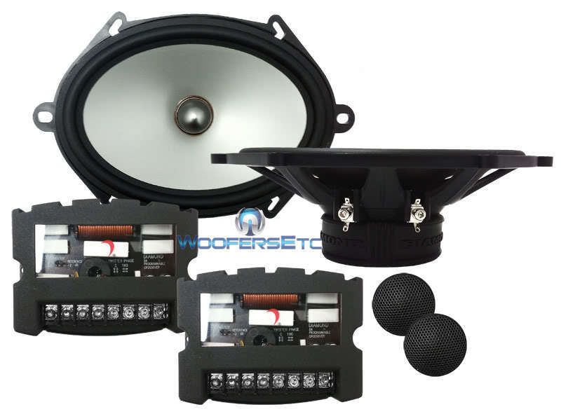 D672S DIAMOND AUDIO 5x7 6x8 COMPONENT SPEAKERS CROSSOVERS TWEETERS 