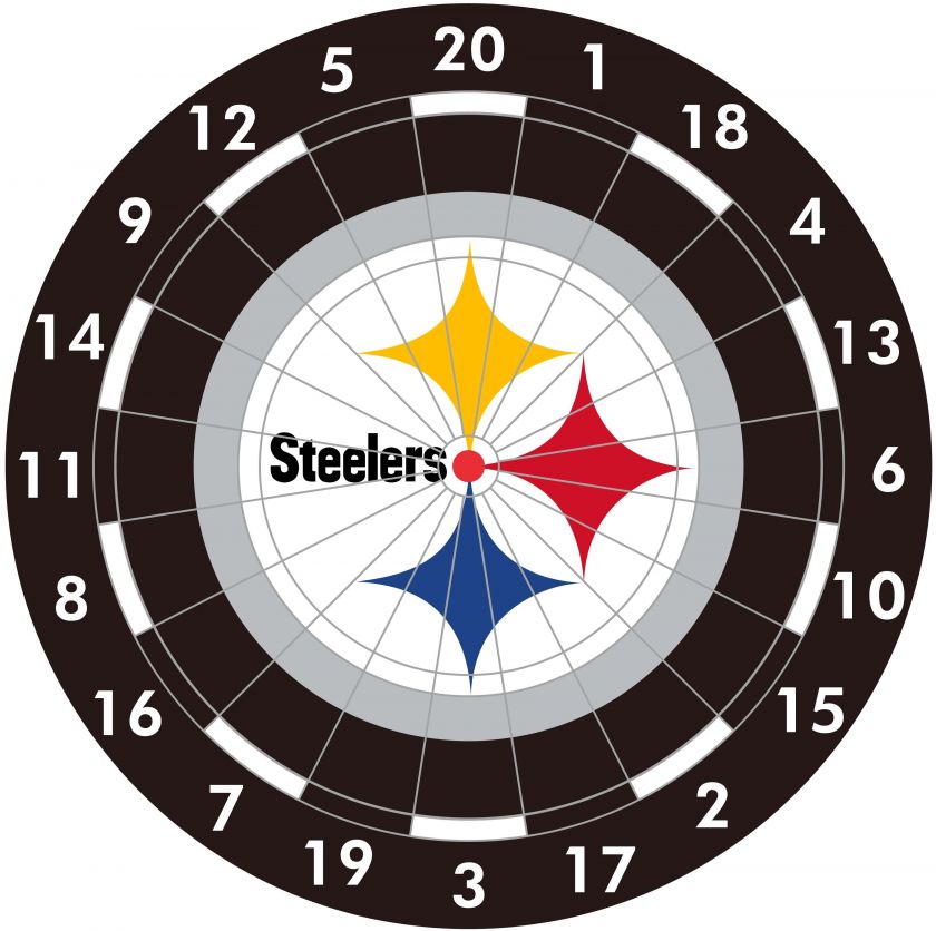 12 paper dartboards available for select nfl and mlb teams