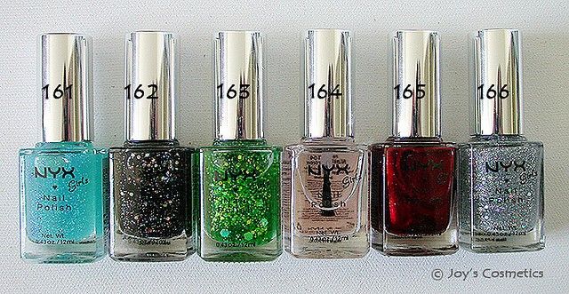 Selección de esmalte de uñas de 6 niñas de NYX ?sus 6 colores ?