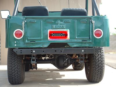 DIAMOND PLATE CORNER GUARDS Fits JEEP CJ2A WILLYS CJ5 5  