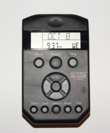 IQ Voice Organizer / Recorder, Model 5050, 128KB, BLACK  