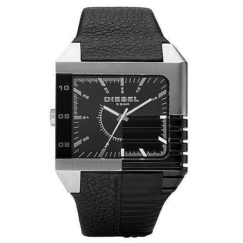 Diesel DZ1397 watch designed for Men having Black dial and Leather 