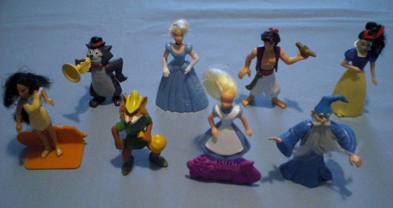 McDonalds 1996 Disney Masterpiece Figurines Set of 8  