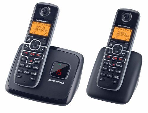 Motorola DECT 6.0 Enhanced Cordless Phone w/ 2 Handsets and Digital 