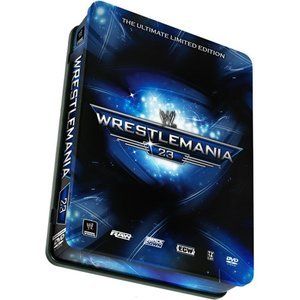 WWE Wrestlemania 23 tin steelbook U.S. release 3 DVD  