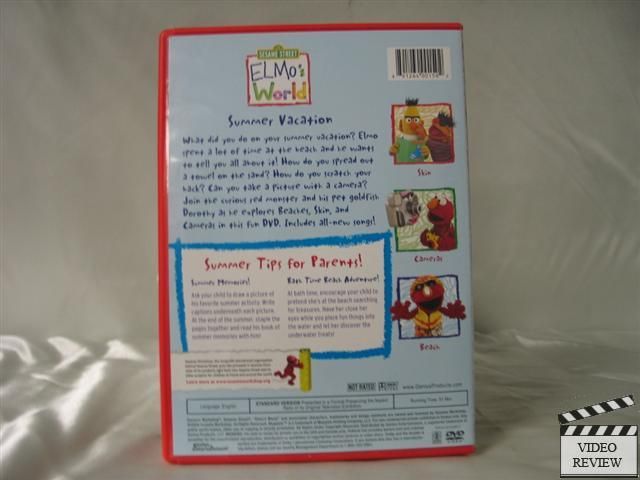 Elmos World   Summer Vacation (DVD, 2008) 891264001502  