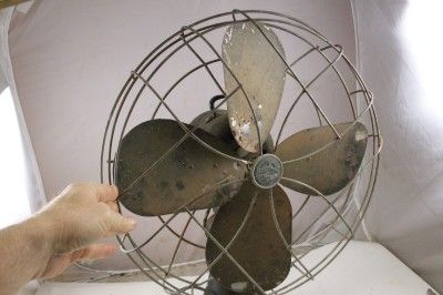 VINTAGE EMERSON ELECTRIC 17 OSCILLATING FAN  