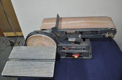 CRAFTSMAN 4 BELT / 6 DISK BENCHTOP SANDER Item #3232  