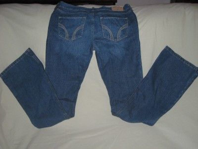 NWOT HOLLISTER BOOTCUT JEANS JUNIORS SIZE 3 R SO CUTE  