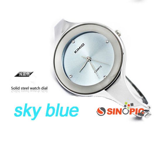 Sky Blue New Womens Ladys Fashion Quartz Wrist watch K2682L  
