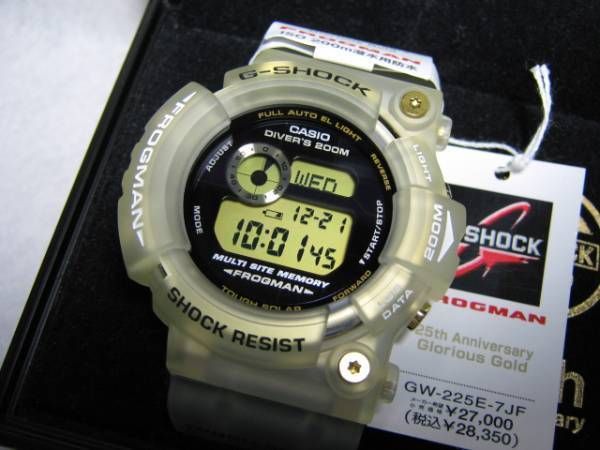 Casio G Shock GW 225E 7JF Watches Ltd 25th Anniversary Glorius Gold 