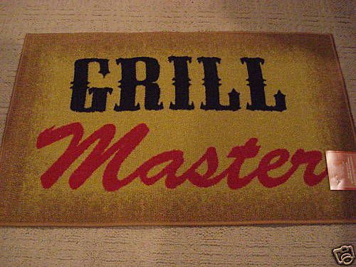 INDOOR/OUTDOOR NYLON RUG GRILL MAT **GRILL MASTER** NU  