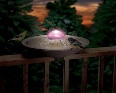 NEW AURORA WATER WIGGLER FOR BIRDBATH LIGHTS UP  