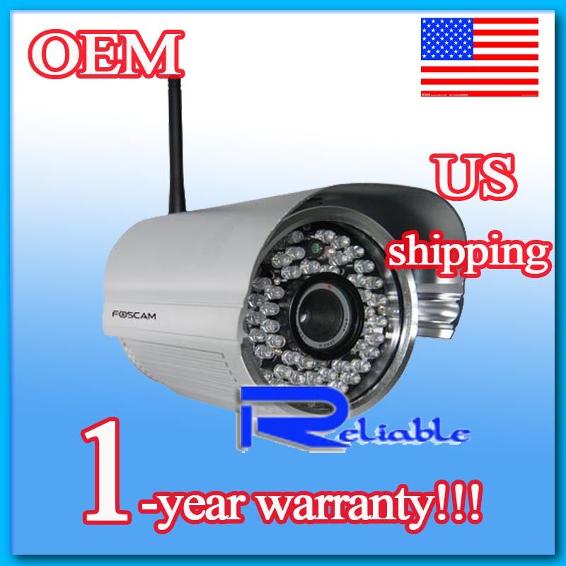 Wireless Outdoor Weatherproof Surveilance IP Camera  