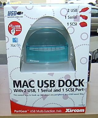 MAC Dock USB SERIAL to SCSI iMAC iBOOK G3 G4 G5 NEW NIB  