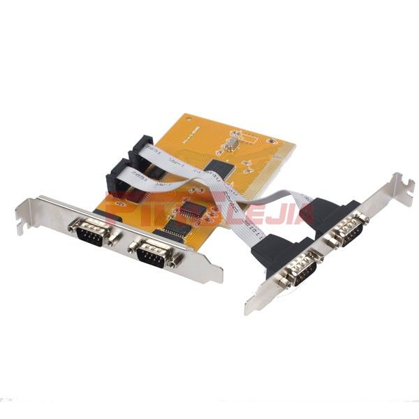   232 DB9 Serial Port PCI I/O Controller Card Expansion Adapter P  