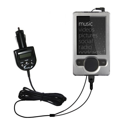 Microsoft Zune 80 / 120 FM Transmitter & Car Charger  