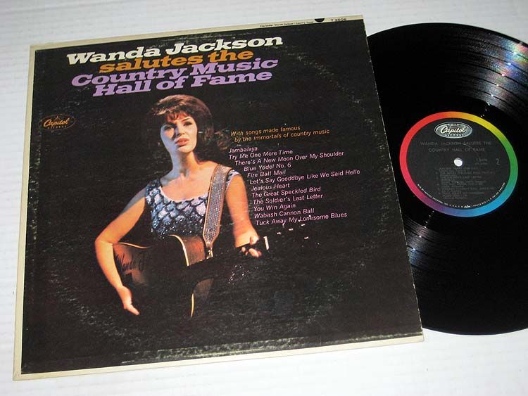 WANDA JACKSON Salutes The Country Hall Of Fame CAPITOL Mono  