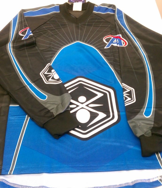 PAINTBALL NEW KINGMAN SPYDER ACADEMY JERSEY BLUE YOUTH  