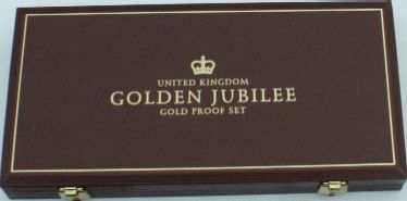 2002 ROYAL MINT GOLDEN JUBILEE PROOF GOLD 13 COIN SET  