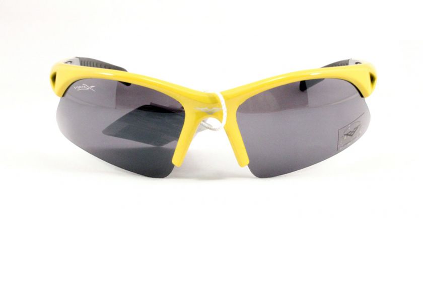 Vertx VT Sunglasses Model VT 5007 02 Front Yellow Frame, Black Nose 