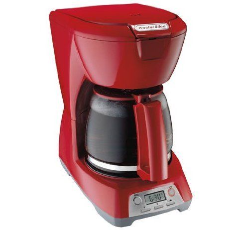 Proctor Silex 43673 Brewer   12 Cup(s)   Red   Hamilton Beach 