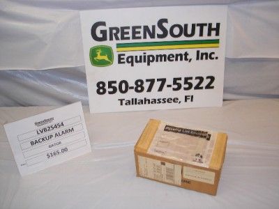 JOHN DEERE BACKUP ALARM LVB25454 NEW  