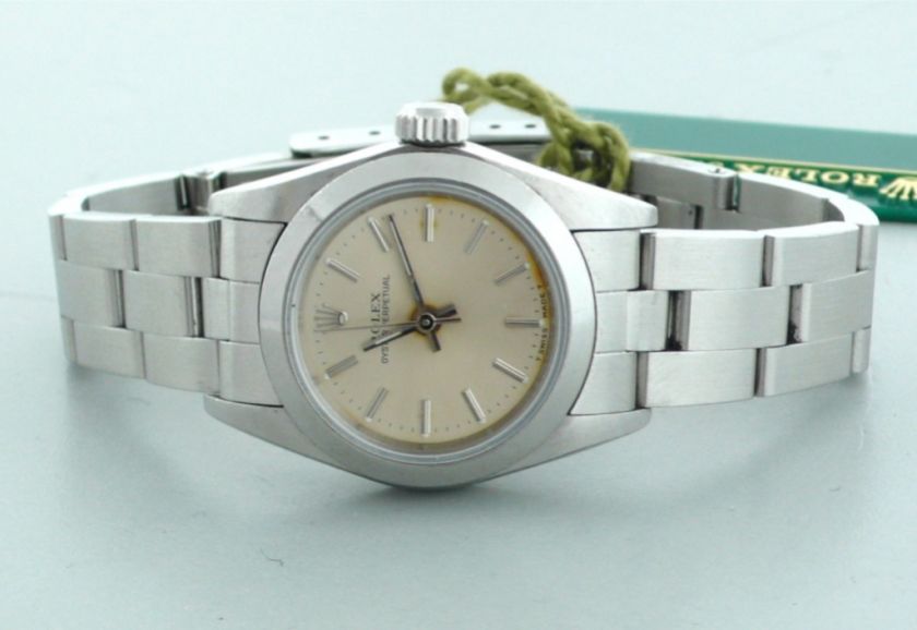 Ladies Rolex Oyster Perpetual Steel Watch 67180  