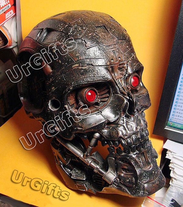 UrGifts     Hand Made Replica Terminator Salvation T600 Skull Scale 1 