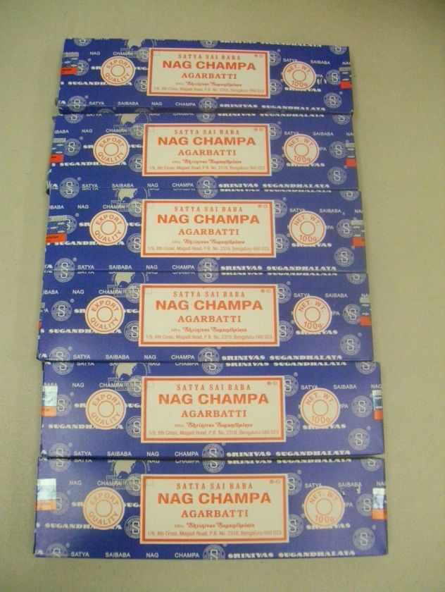   Champa Original Incense Stick 600 gm Wholesale case lot Satya Sai Baba
