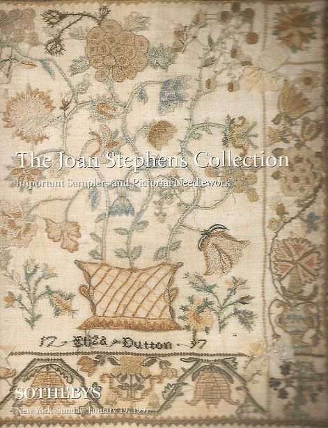 Sothebys Joan Stephens Samplers & Needlework Collect 97  