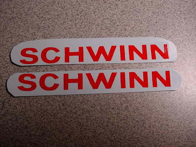 DECALS FOR SCHWINN BICENTENNIAL BIKES STINGRAY OTHERS  