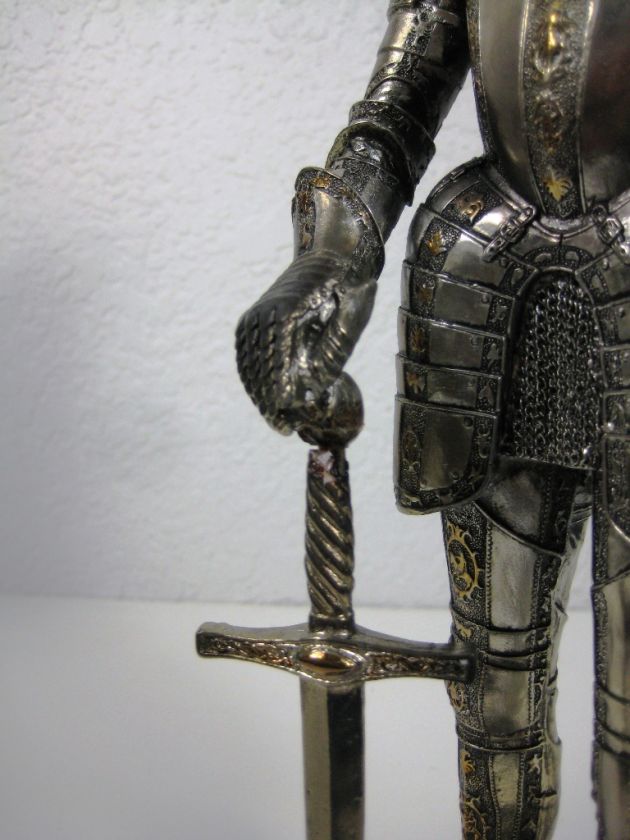 Scratch and Dent` Medieval Knight In Armor Statue Figure Armour 