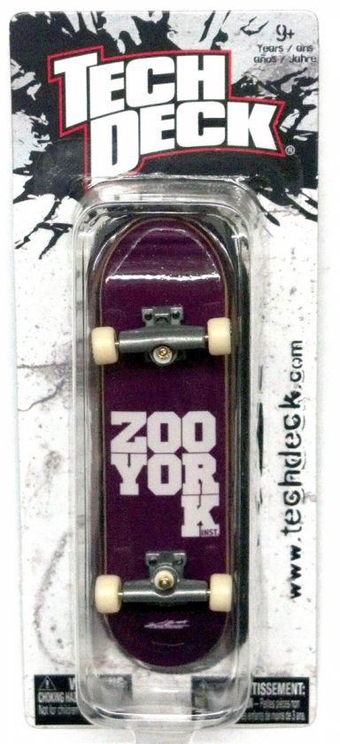 TECH DECK   ZOO YORK EDITION   SINGLE   96MM FINGERBOARD   SPIN MASTER 