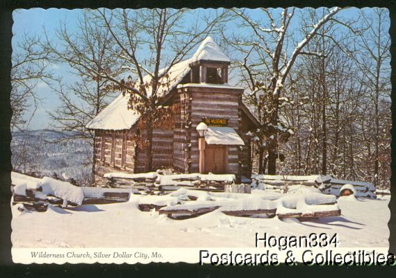 Wilderness Church Silver Dollar City Missouri Postcard  