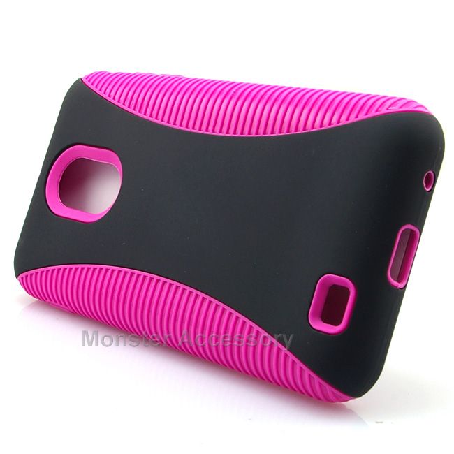   Dual Flex Hard Case Gel Cover Samsung Galaxy S2 (Sprint) Epic 4G Touch